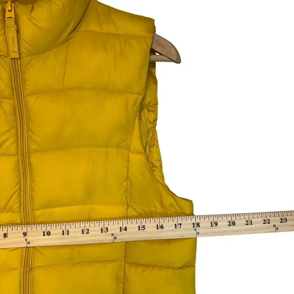 Love Tree Ultra‎ Light Packable Vest Yellow Compact Travel Layering Size L - Picture 7 of 9